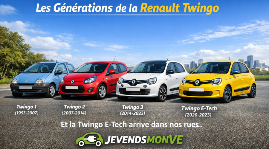 Renault Twingo : du thermique à l&rsquo;électrique, histoire d&rsquo;une icône française