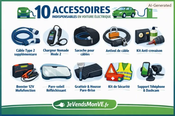 Les 10 accessoires à avoir absolument dans sa voiture électrique