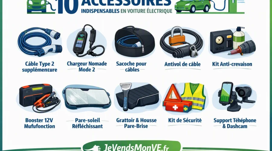 Les 10 accessoires à avoir absolument dans sa voiture électrique