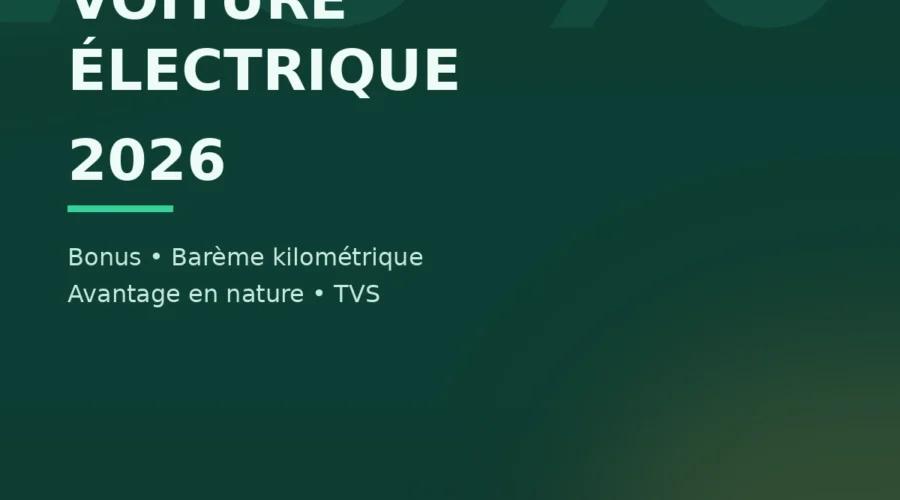 Fiscalité voiture électrique 2026 : le guide complet